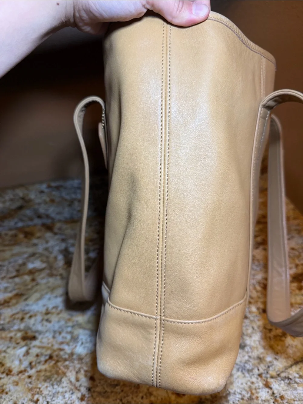 Coach leather tote